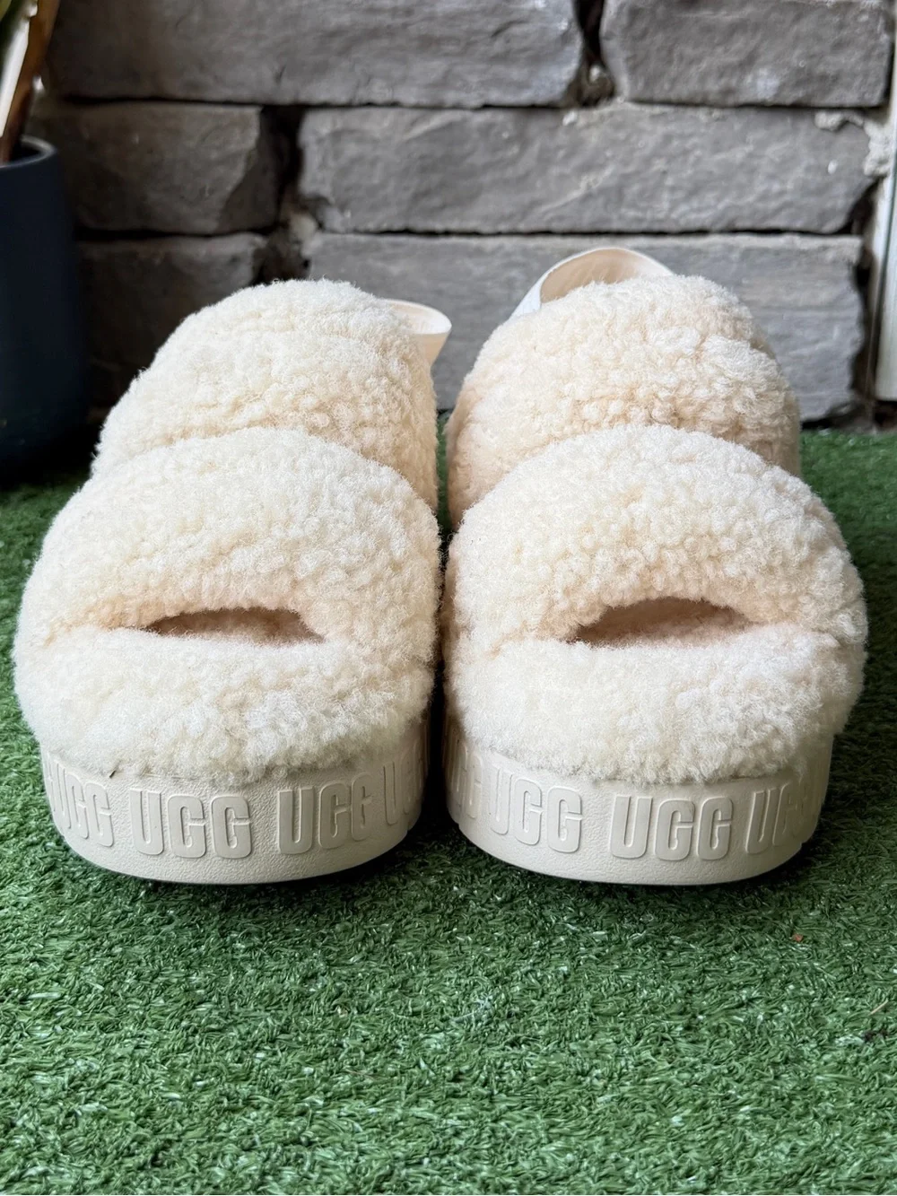UGG Oh Fluffita Slingback Women’s Platform Sandals